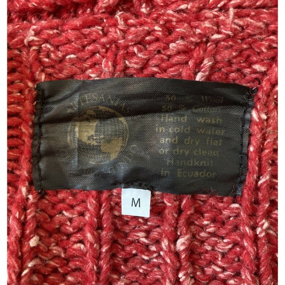 ARTESANIANS Full Zip Hooded Pom Pom Sweater M - Picture 3 of 7